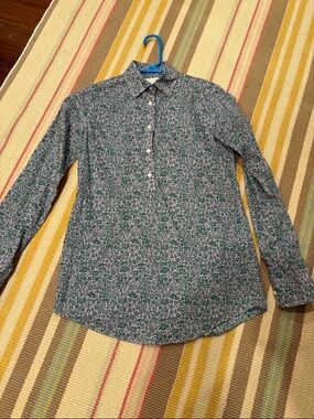 Ann Mashburn Liberty Print Cotton Shirt XS